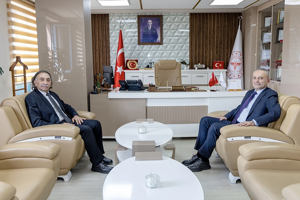 Rektörümüzden İl Sağlık Müdürüne Ziyaret