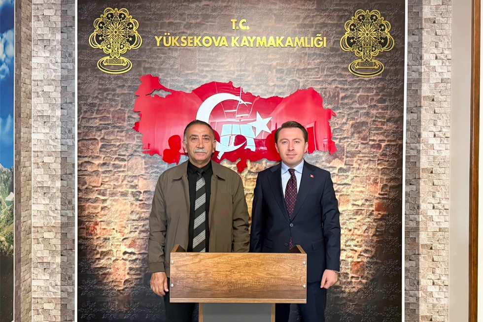 Rektörümüzden Yüksekova Kaymakamına Hayırlı Olsun Ziyareti