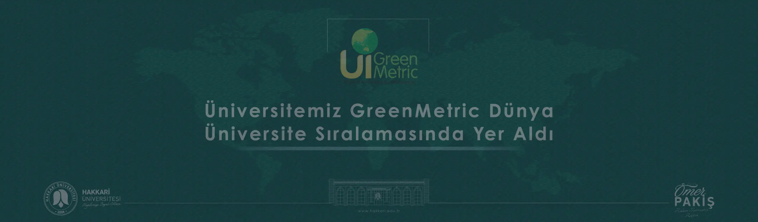 Üniversitemiz GreenMetric Dünya Üniversi