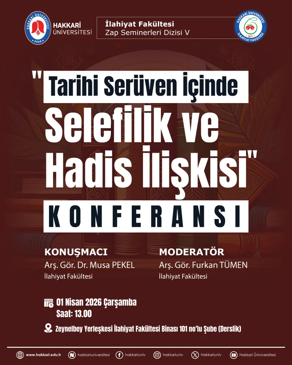 Tarihi Serüven İçinde Selefilik ve Hadis İlişkisi Konferansı