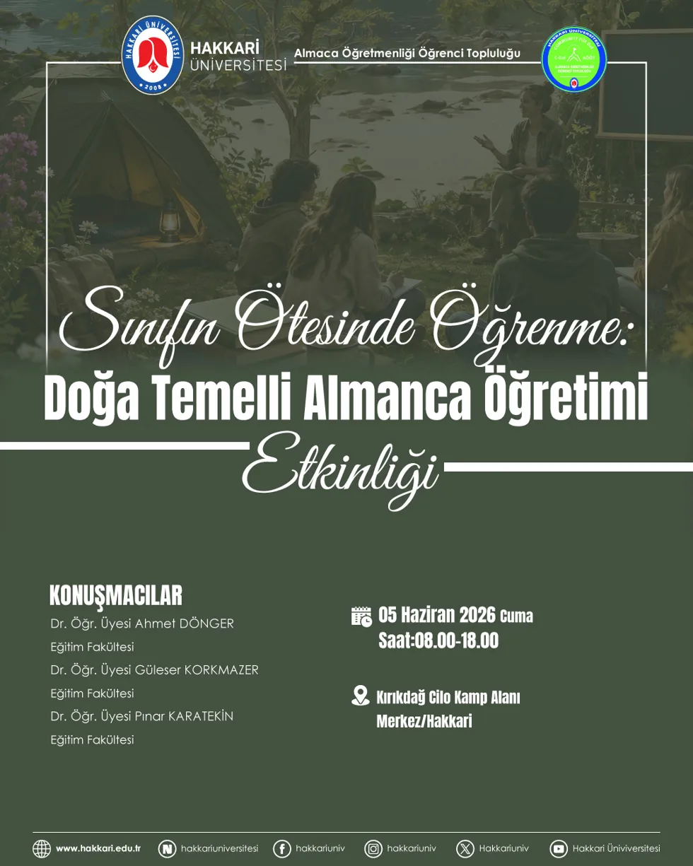 Sınıfın Ötesinde Öğrenme: Doğa Temelli Almanca Öğretimi Eğitimi
