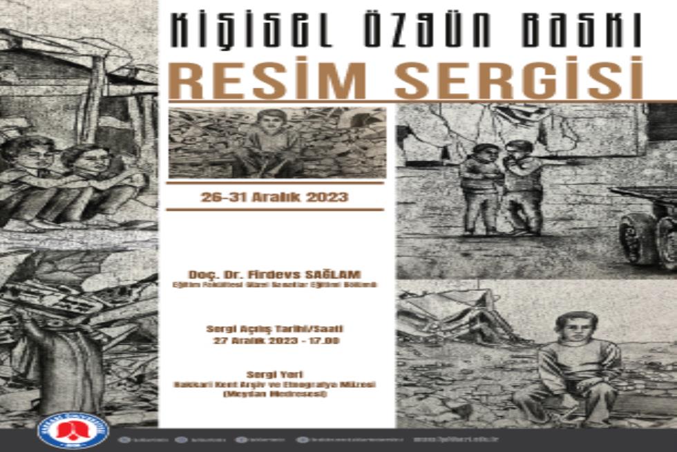 Kişisel Özgün Baskı Resim Sergisi