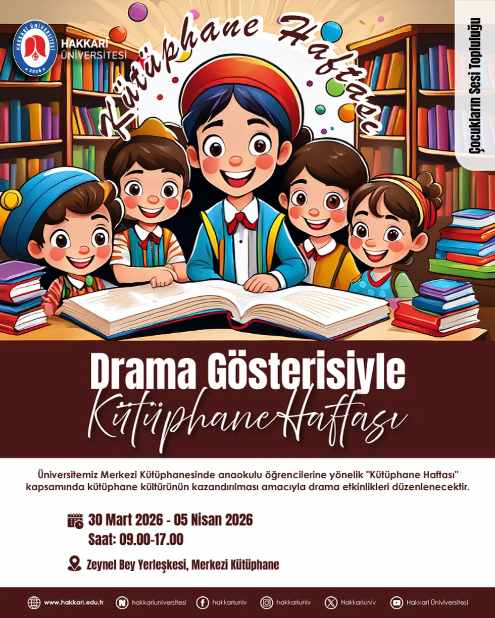 Drama Gösterisiyle Kütüphane Haftası