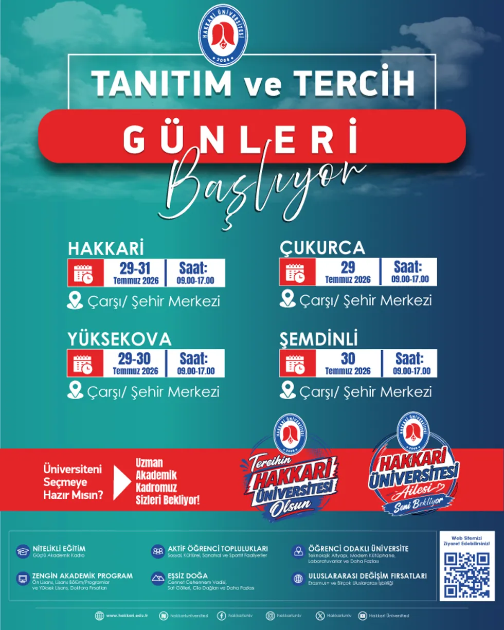 Üniversitemiz “Tercih ve Tanıtım Günleri” Başlıyor