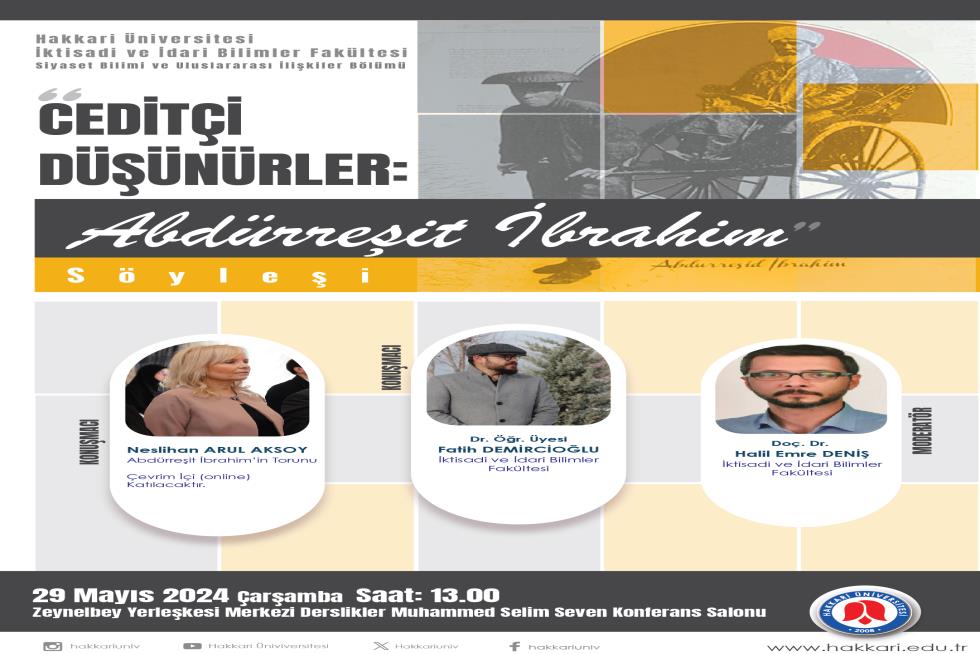 Ceditçi Düşünürler: Abdürreşit İbrahim Konulu Söyleşi