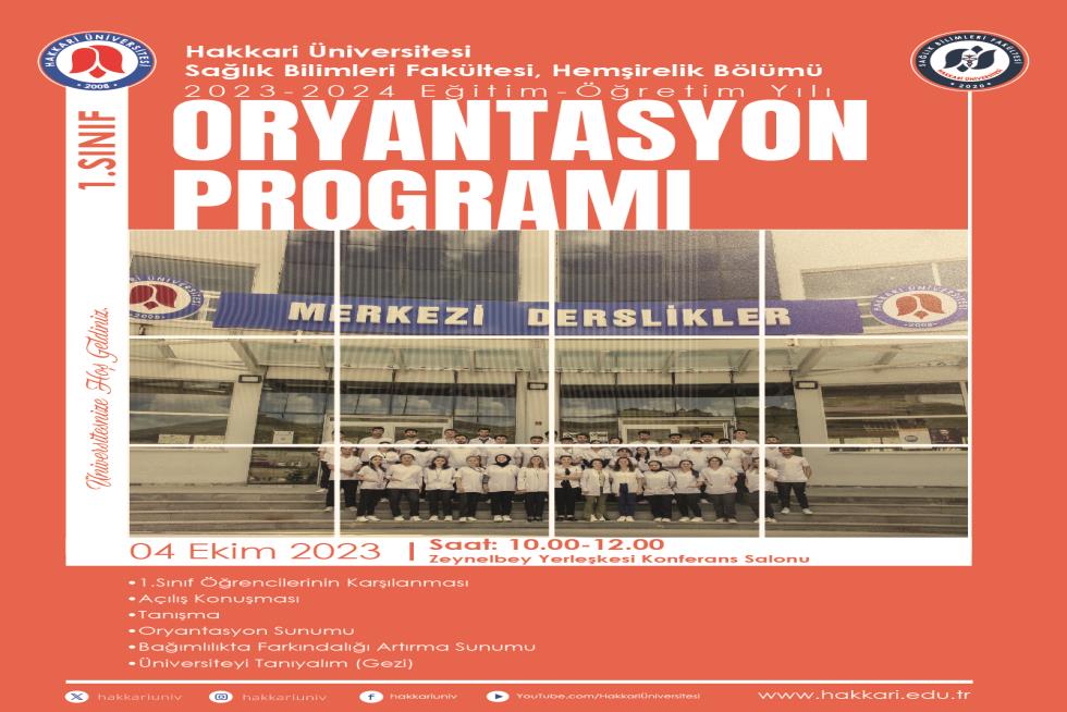 1.Sınıf Oryantasyon Programı