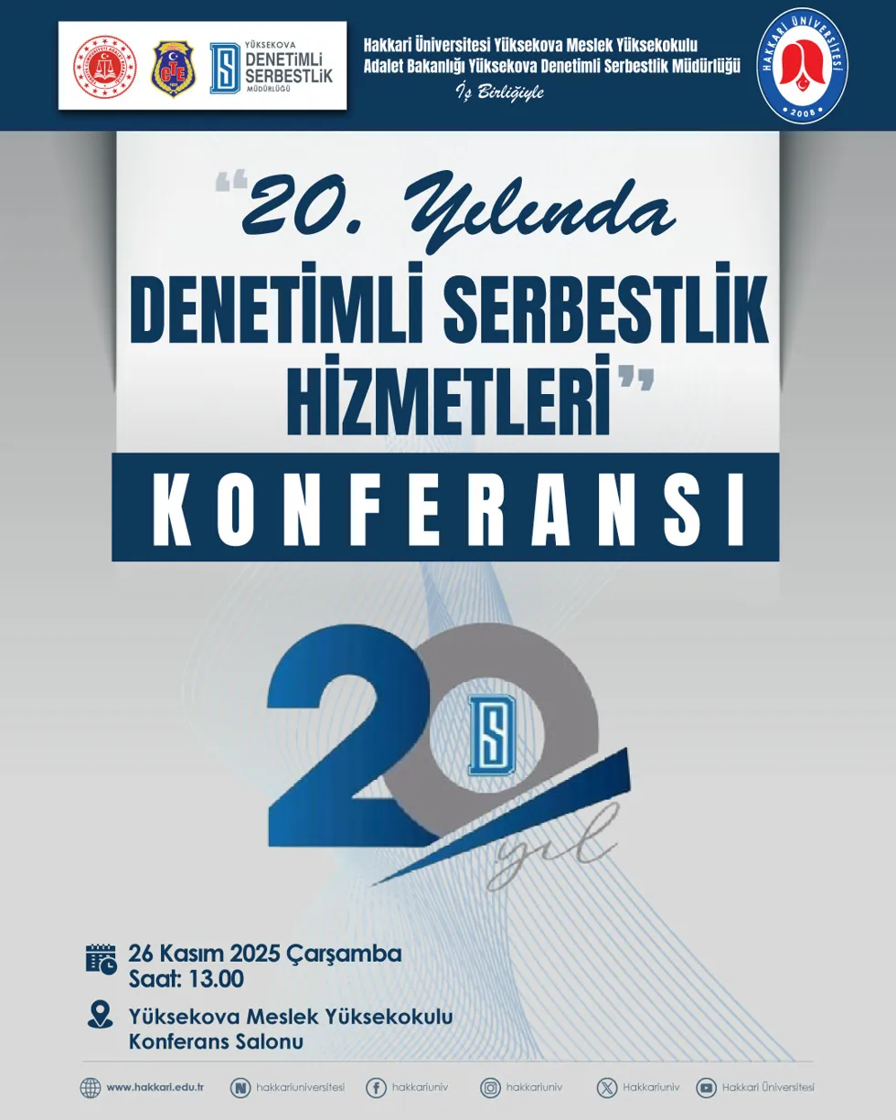 20. Yılında Denetimli Serbestlik Hizmetleri Konferansı