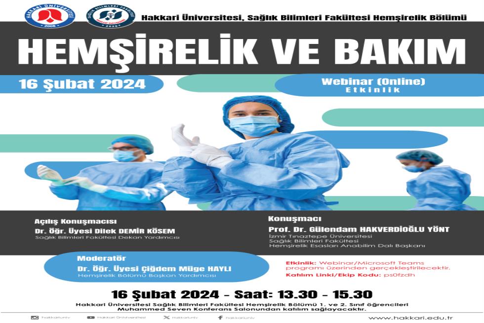 Hemşirelik ve Bakım
