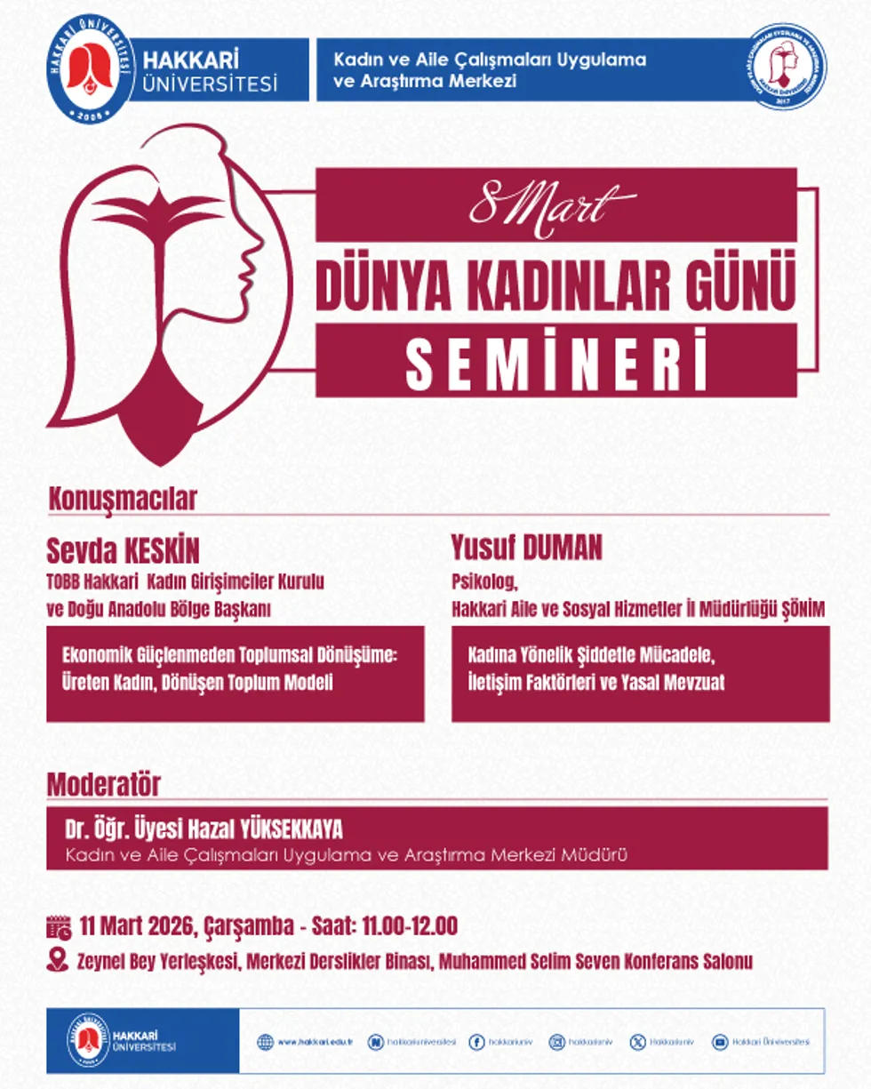 8 Mart Dünya Kadınlar Günü Semineri