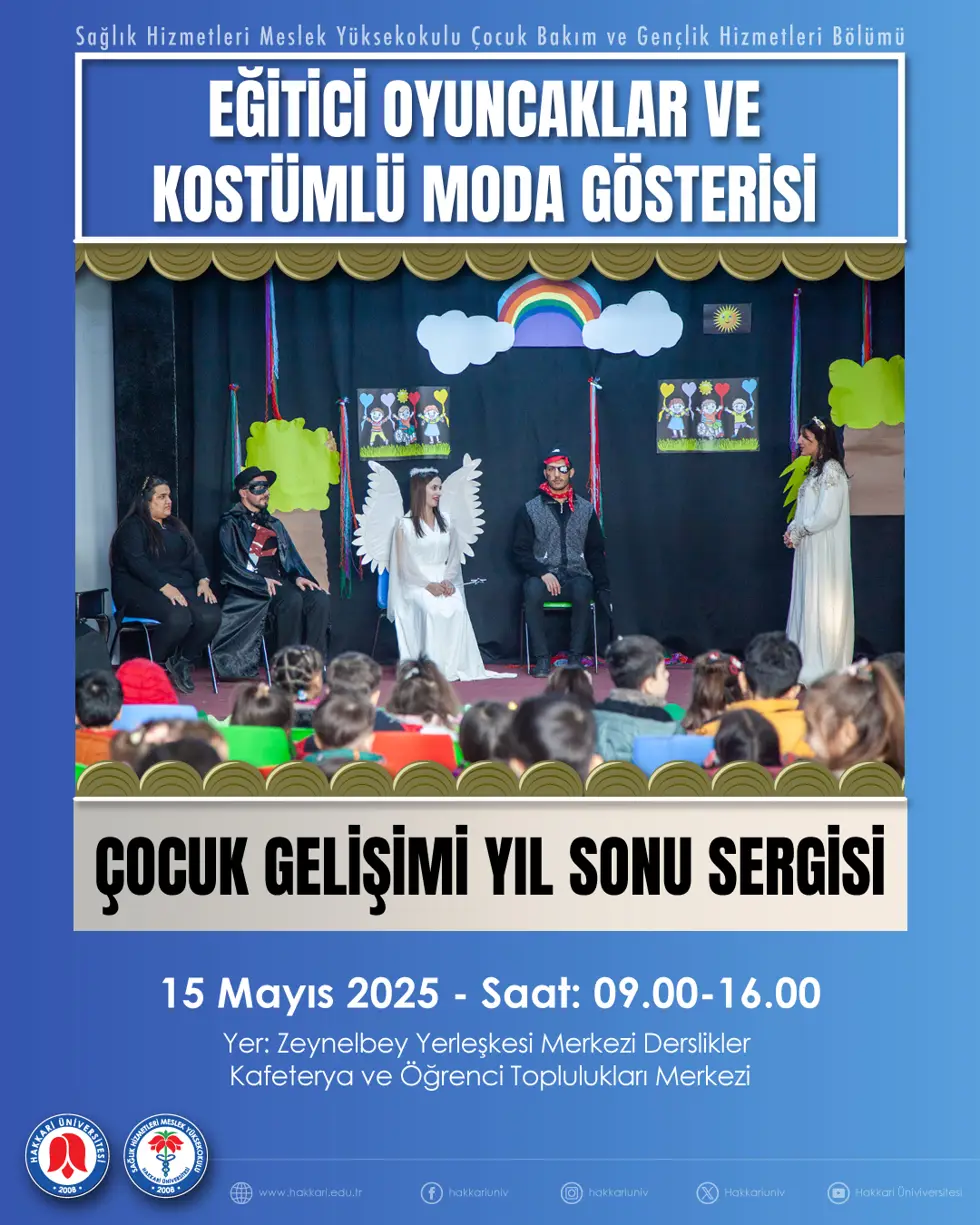 Çocuk Gelişimi Yıl Sonu Sergisi