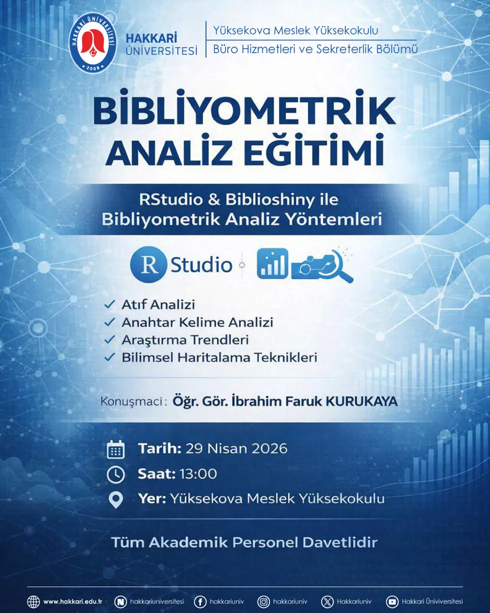 Bibliyometrik Analiz Eğitimi