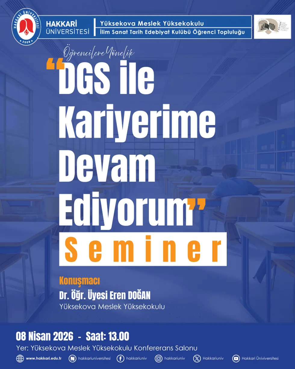 DGS ile Kariyerime Devam Ediyorum Semineri