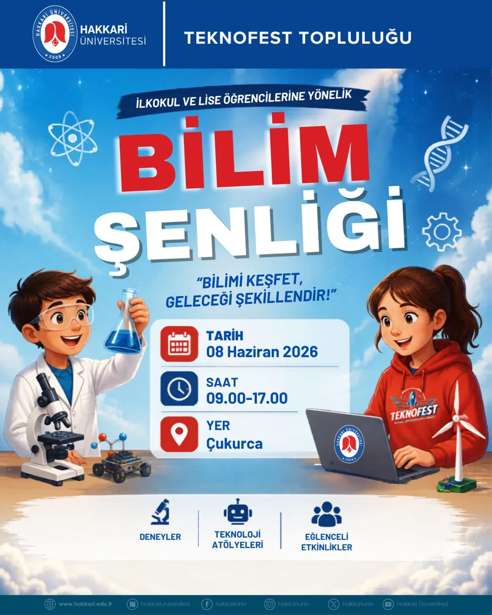 İlkokul ve Lise Öğrencilerine Yönelik Bilim Şenliği Etkinliği 