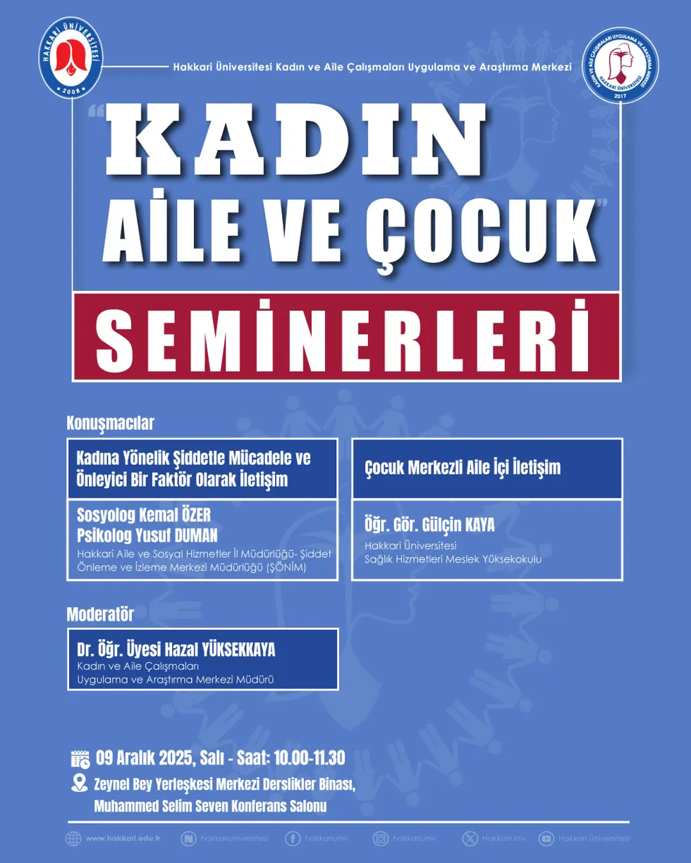 "Kadın, Aile ve Çocuk Semineri" 