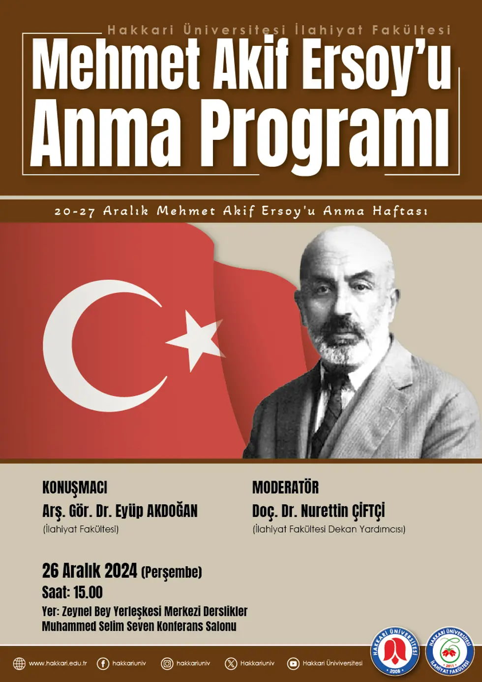 Mehmet Akif Ersoy'u Anma Programı