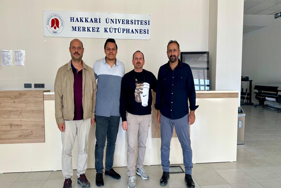 Aicoor Bilgi Teknolojileri Temsilcisi Sadi ÖZGÜR Kütüphanemizi ziyaret etti.