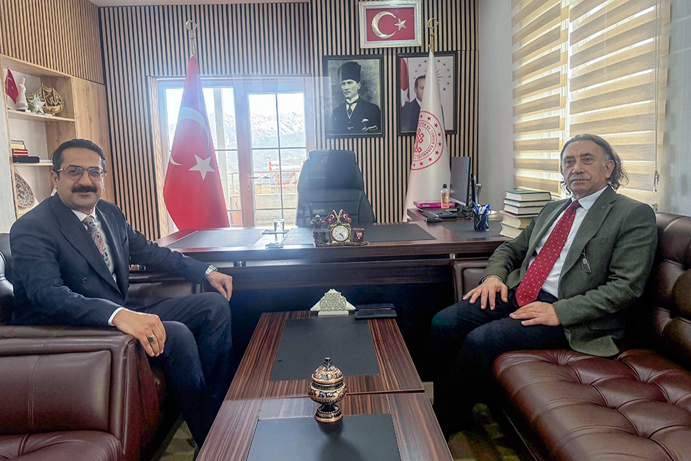 Rektörümüz İl Kültür ve Turizm Müdürünü Ziyaret Etti