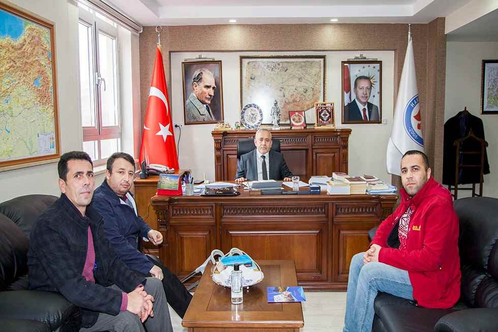 Hakkâri Bedensel Engelliler Derneği Başkanı Rektörümüzü Ziyaret Etti