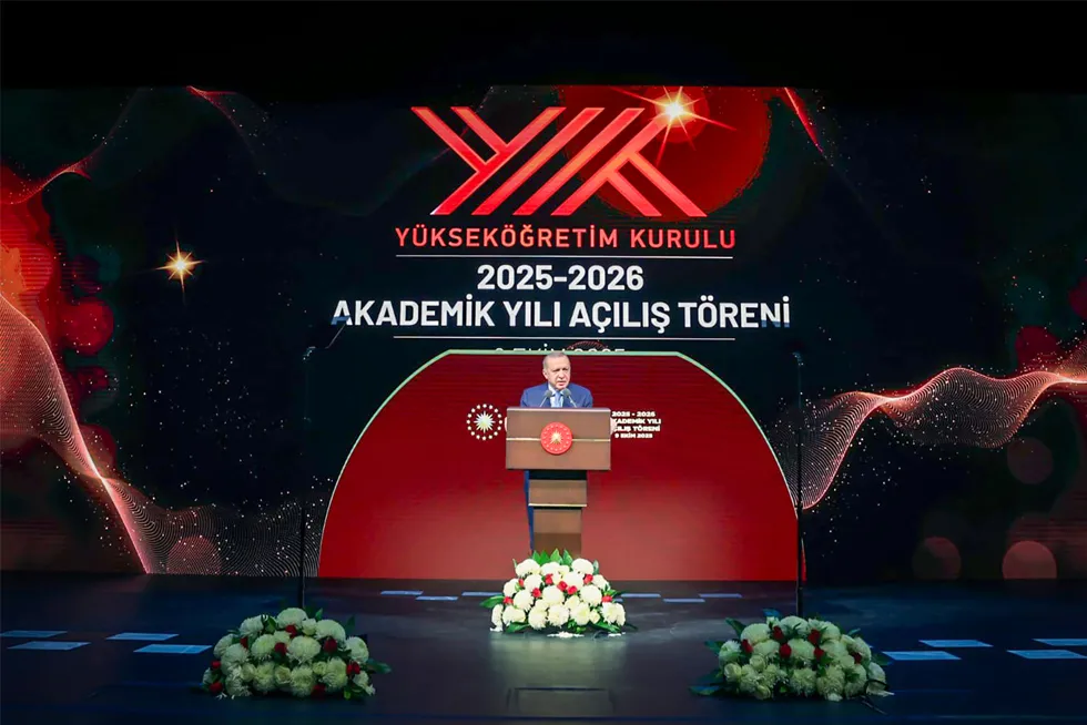 Rektörümüz Yükseköğretim Kurulu 2025-2026 Akademik Yılı Açılış Törenine Katıldı