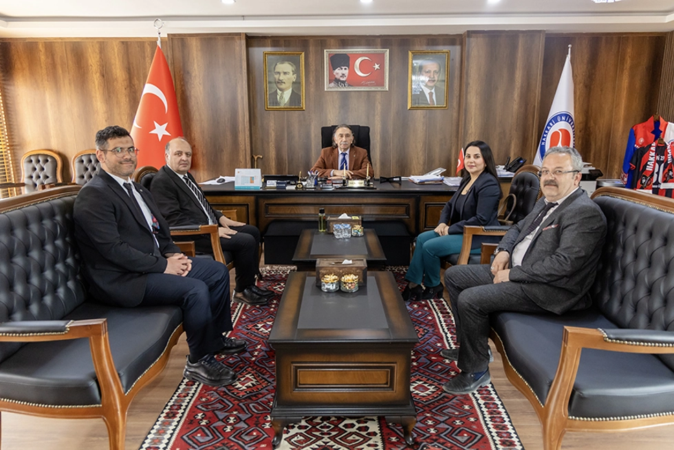 SGK Hakkari İl Müdürlüğü’nden Rektörümüze Ziyaret