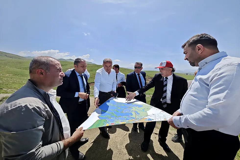 Rektörümüz Prof. Dr. Musa Gençcelep, Yüksekova’da İncelemelerde Bulundu