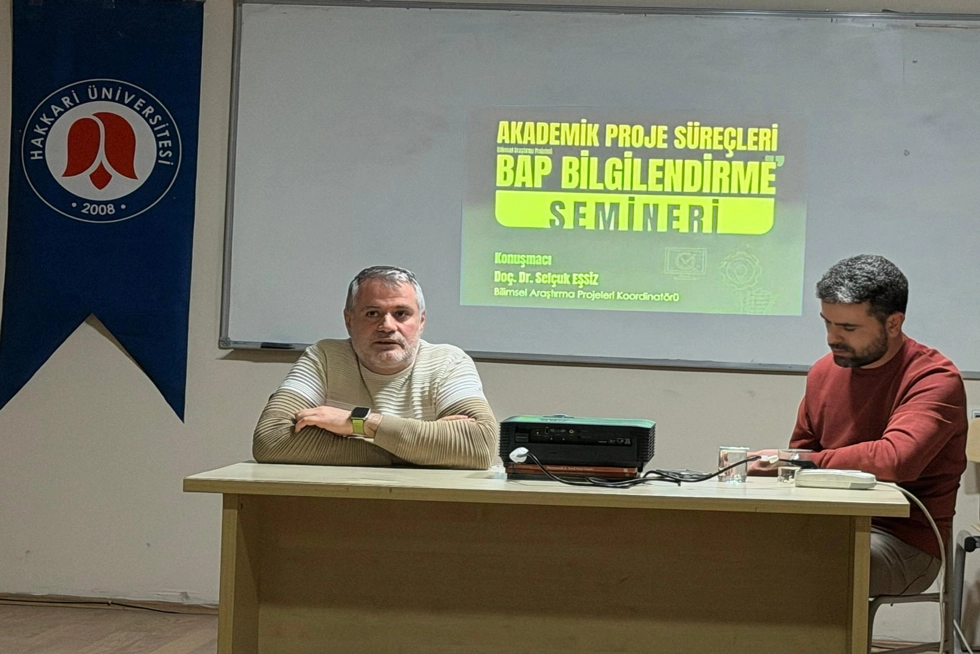 Yüksekova Meslek Yüksekokulu’nda BAP Bilgilendirme Semineri Düzenlendi