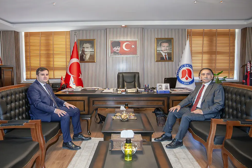 Hakkâri Adalet Komisyonu Başkanı Bahadır Sami Nesil’den Rektörümüze Ziyaret