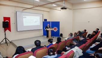 Üniversitemizde “Kooperatifçilik Kültürünün Yaygınlaştırılması ve Kooperatif İşletmeleri” Konulu Seminer Düzenlendi - Resim 3
