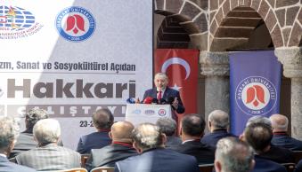 Üniversitemiz Ev Sahipliğinde Kadim Şehir Hakkâri Çalıştayı Düzenlendi - Resim 4