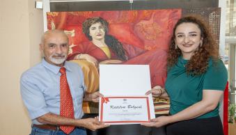 Üniversitemizde Yıl Sonu Karma Resim ve Heykel Sergisi Ziyarete Açıldı - Resim 7