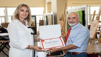 Üniversitemizde Yıl Sonu Karma Resim ve Heykel Sergisi Ziyarete Açıldı - Resim 11