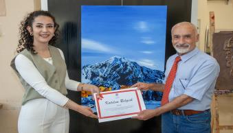 Üniversitemizde Yıl Sonu Karma Resim ve Heykel Sergisi Ziyarete Açıldı - Resim 10