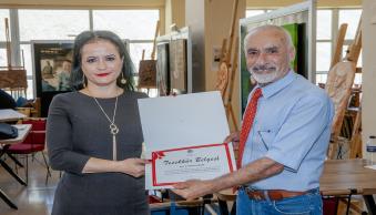 Üniversitemizde Yıl Sonu Karma Resim ve Heykel Sergisi Ziyarete Açıldı - Resim 12