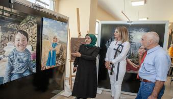 Fakültemizin Sanat Topluluğu'nun Düzenlediği Karma Resim ve Heykel Sergisi Sanatseverlerle Buluştu - Resim 2