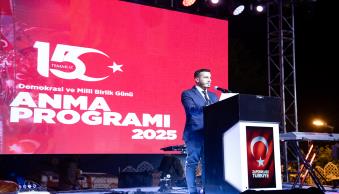 Rektörümüz 15 Temmuz Demokrasi ve Millî Birlik Günü Programına Katıldı - Resim 3