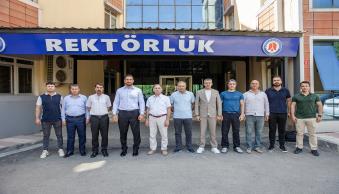 Türkiye Güreş Federasyonu Başkanı Rektörümüzü Ziyaret Etti - Resim 1